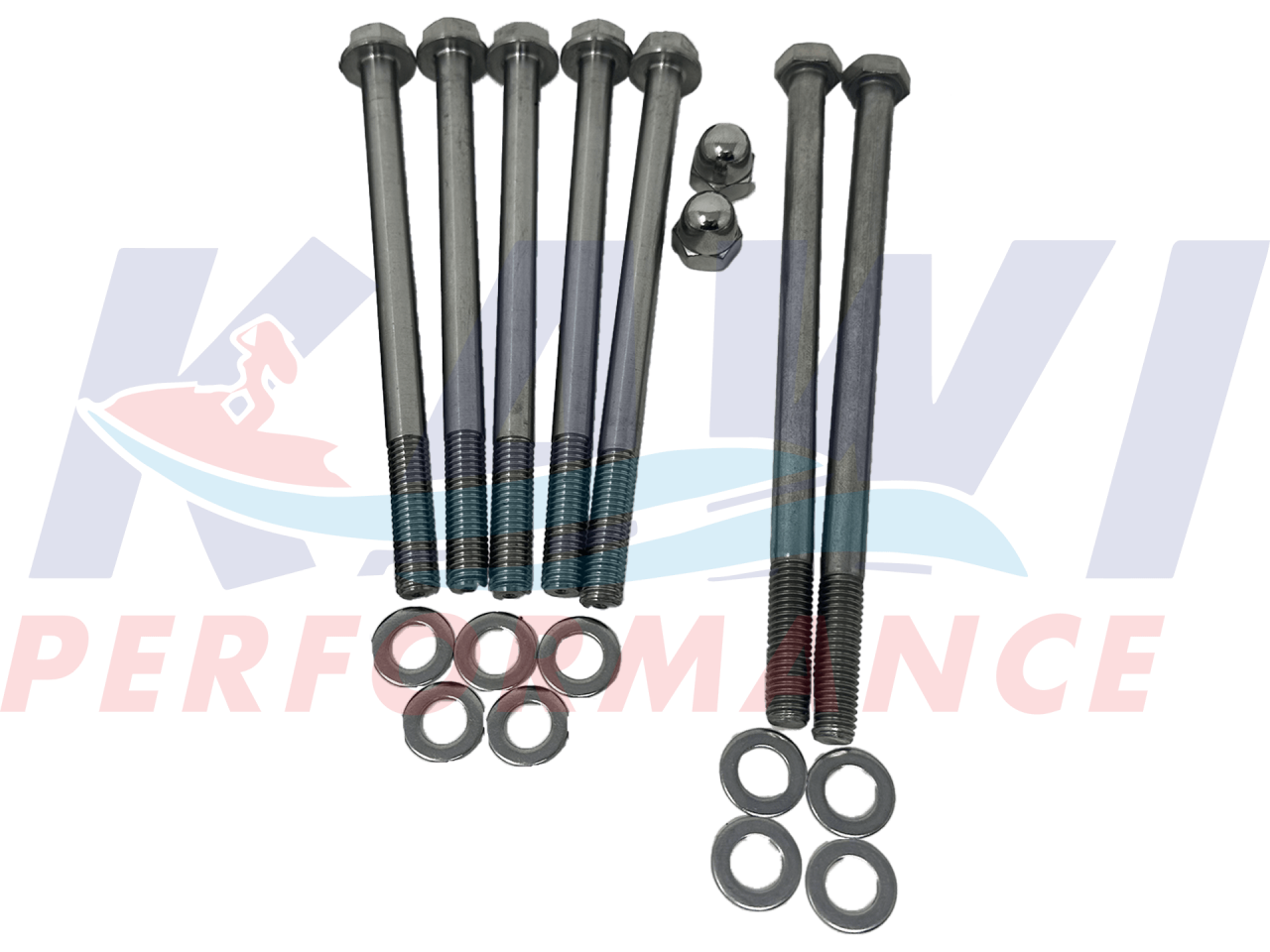 Exhaust bolts to head