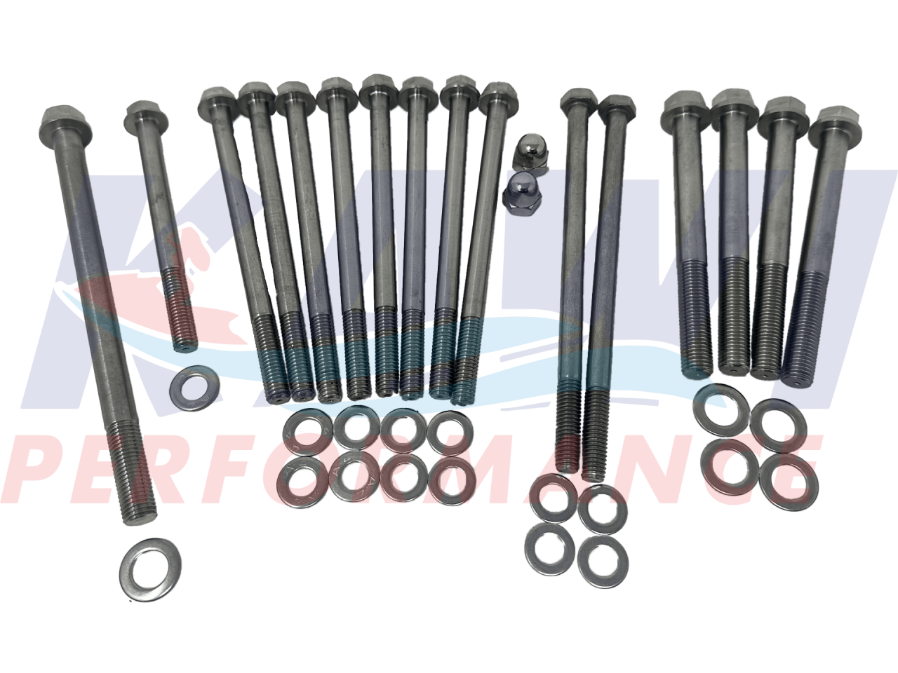 Kawasaki Complete Exhaust Manifold Stainless Steel Bolt Kit
