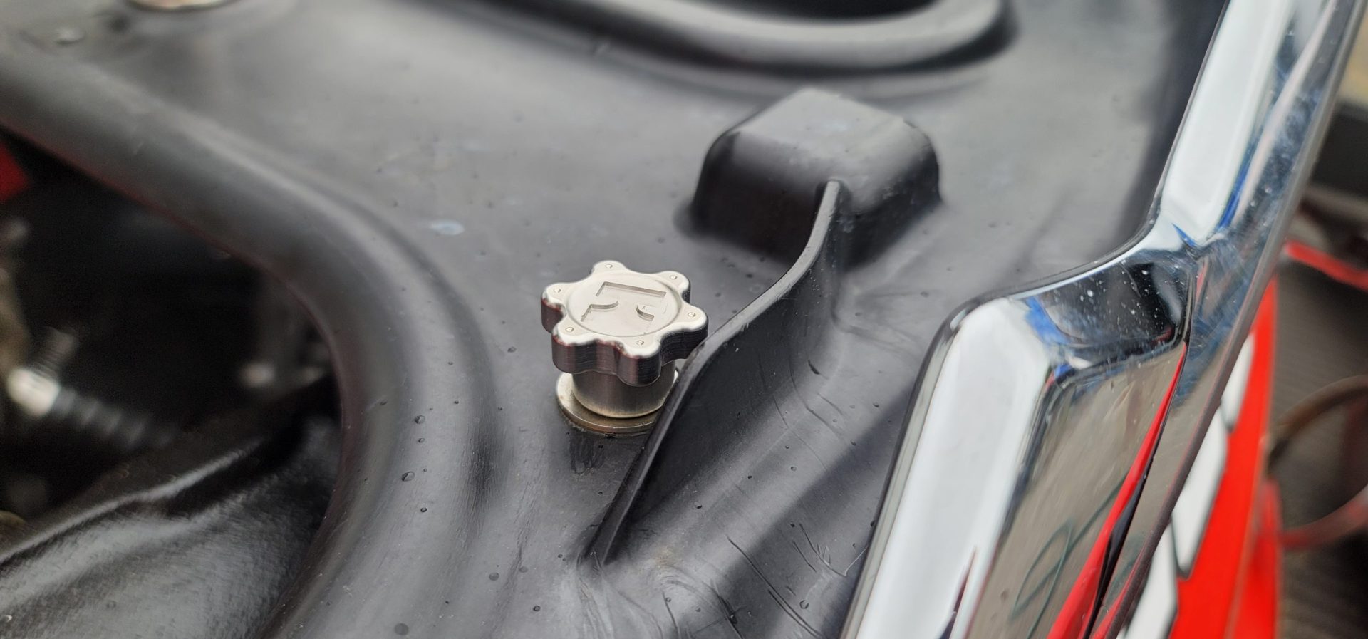 Kawasaki Stainless Engine Cover Knobs