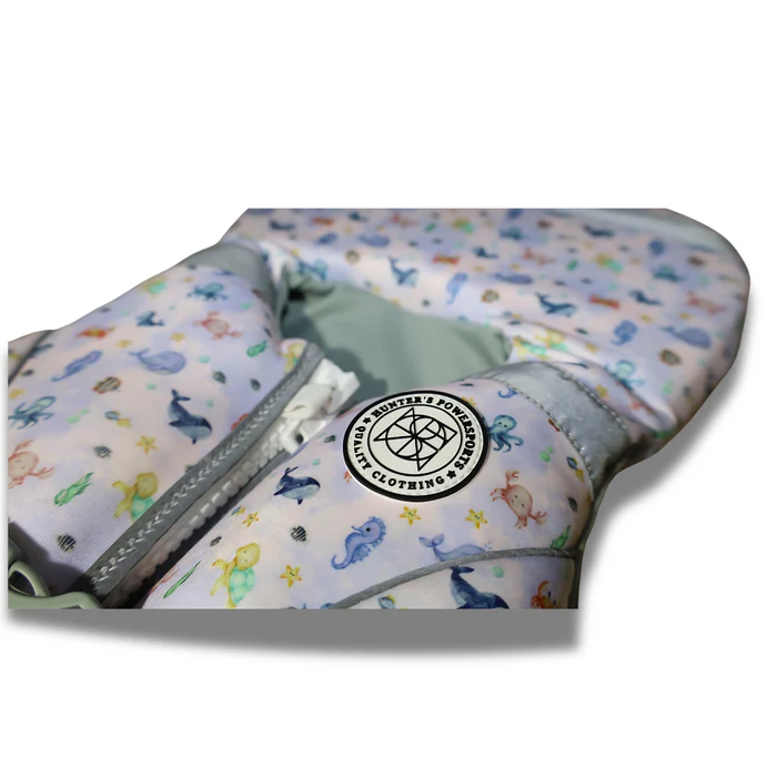 Boy's Blue Sea Life Infant Type II Reflective Life Vest - Image 3