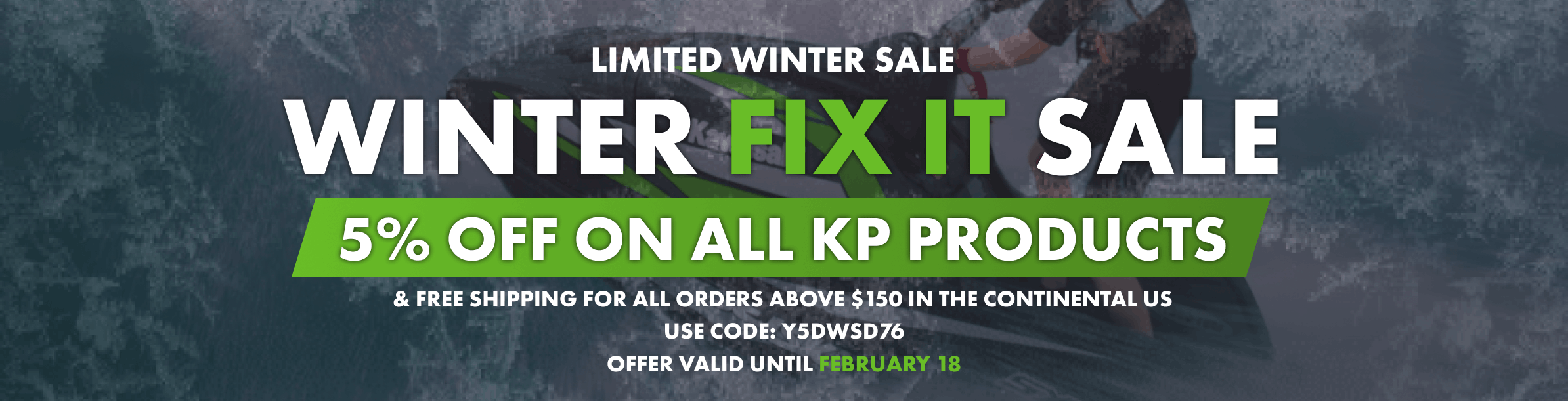 Winter fix it sale